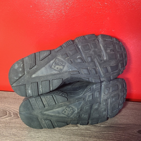 Nike Air Huarache womens Black Round Toe Lace Up 318429-003 Running Size 8.5 - Picture 7 of 8